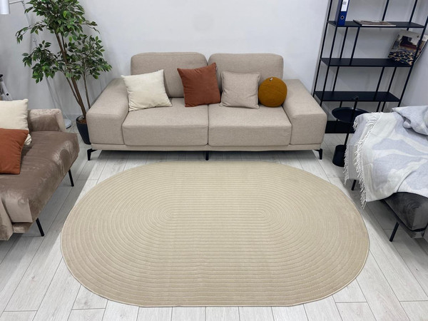 Ковер Radjab Carpet Сканди Сизаль Овал 10936B / 13019