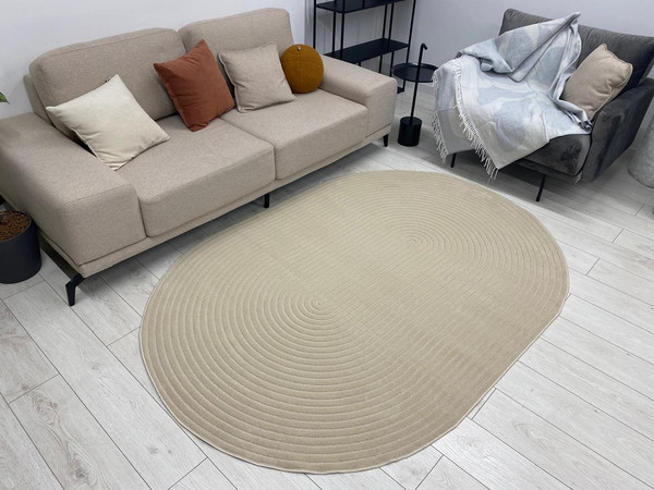 Ковер Radjab Carpet Сканди Сизаль Овал 10936B / 13019