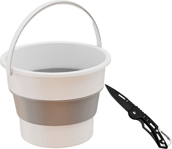 Нож складной Sipl AG923 со складным ведром Sundays Среднее / TBD0603930501D - фото