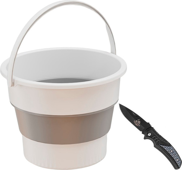 Нож туристический Arizone 28-160014 со складным ведром TBD0603930501D - фото