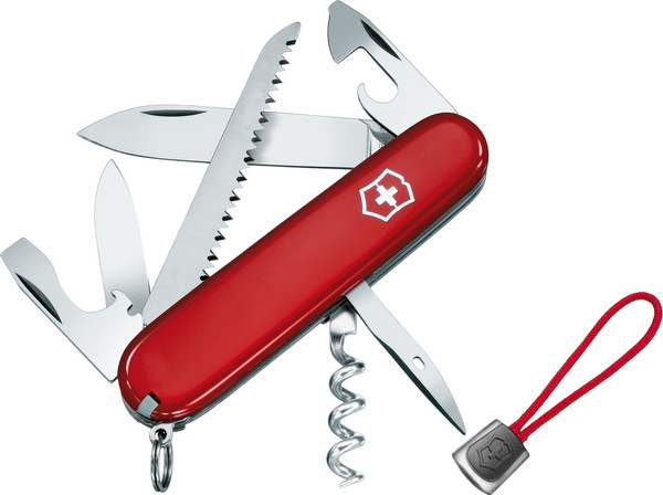 Нож швейцарский Victorinox Camper 1.3613 с темляком 4.1824.1 - фото