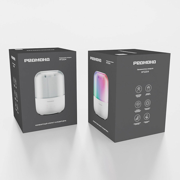 Ультразвуковой увлажнитель воздуха Redmond HF2204 (белый)