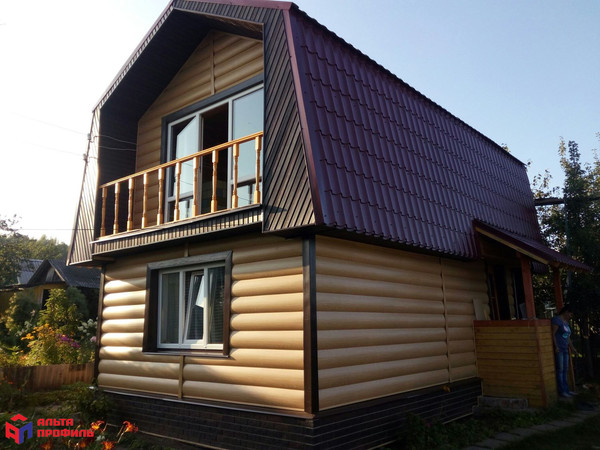 Сайдинг Альта-профиль Blockhouse Люкс BH-01