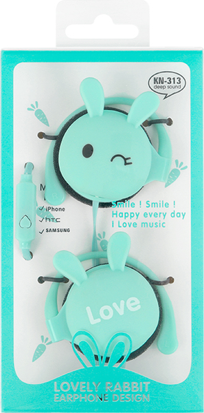 Наушники детские Darvish Зайки / DV-H-1415-4
