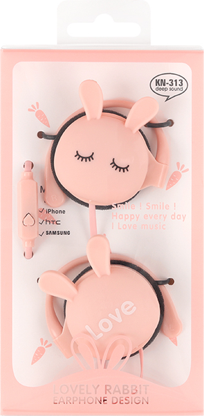 Наушники детские Darvish Зайки / DV-H-1415-2