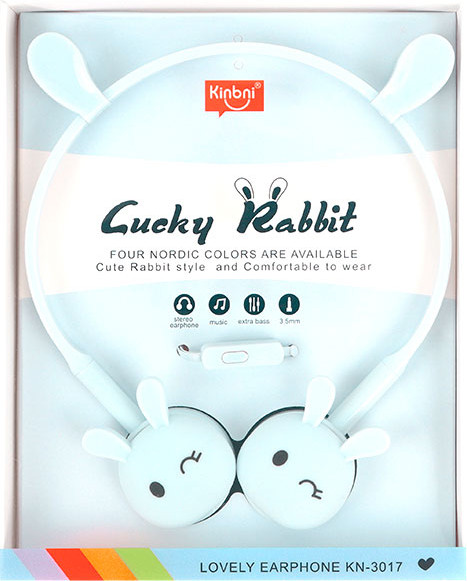 Наушники детские Darvish Зайчики / DV-H-1411-4 - фото