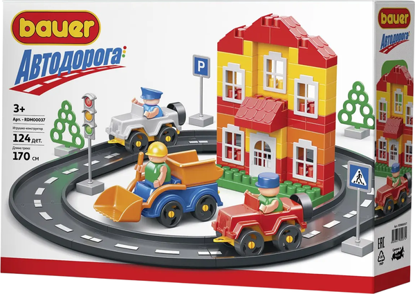 Конструктор Bauer Автодорога. Садовое кольцо / RDM00037 - фото