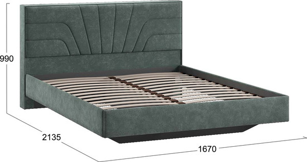 Двуспальная кровать ТриЯ Пандора 160x200 Тип 1