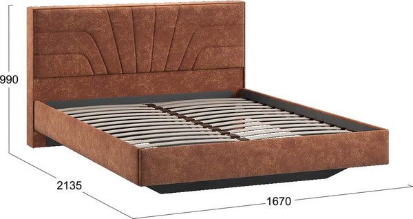 Двуспальная кровать ТриЯ Пандора 160x200 Тип 1 