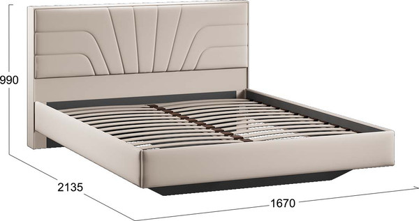 Двуспальная кровать ТриЯ Пандора 160x200 Тип 1 