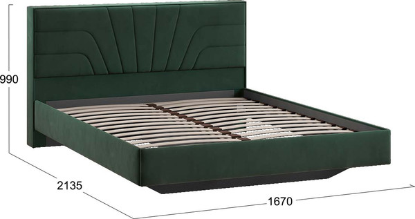 Двуспальная кровать ТриЯ Пандора 160x200 Тип 1 