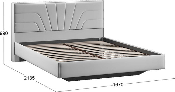 Двуспальная кровать ТриЯ Пандора 160x200 Тип 1 