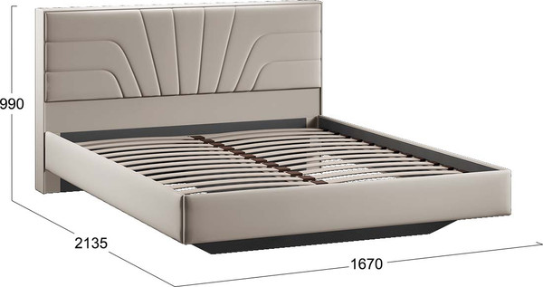 Двуспальная кровать ТриЯ Пандора 160x200 Тип 1 