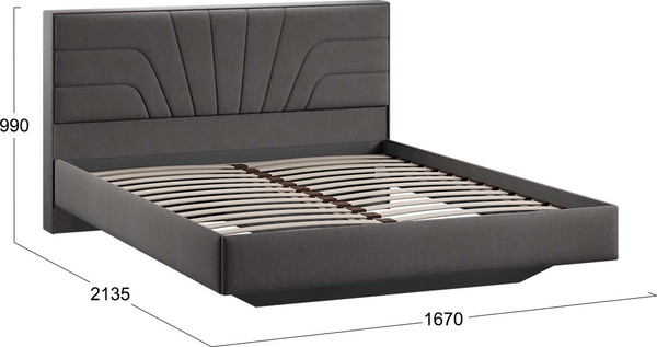 Двуспальная кровать ТриЯ Пандора 160x200 Тип 1 