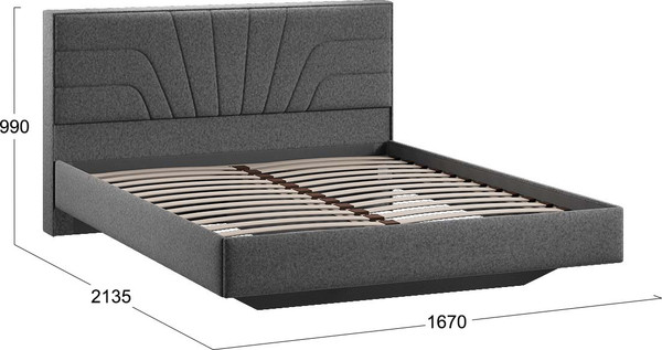 Двуспальная кровать ТриЯ Пандора 160x200 Тип 1 