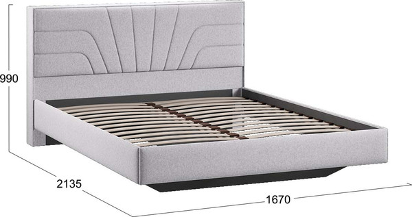 Двуспальная кровать ТриЯ Пандора 160x200 Тип 1 