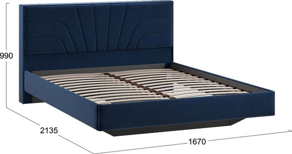 Двуспальная кровать ТриЯ Пандора 160x200 Тип 1 