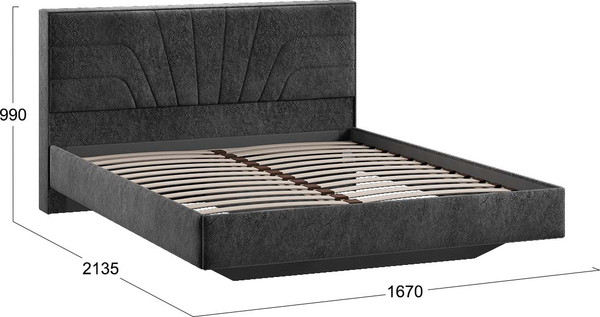 Двуспальная кровать ТриЯ Пандора 160x200 Тип 1 