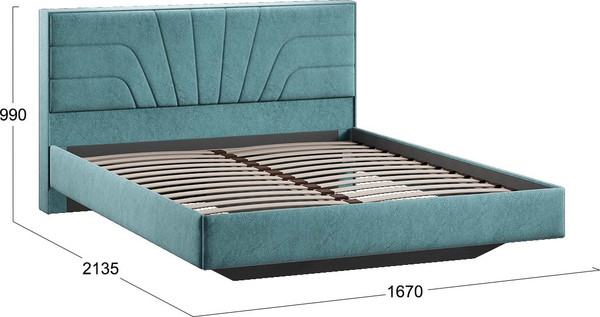 Двуспальная кровать ТриЯ Пандора 160x200 Тип 1 