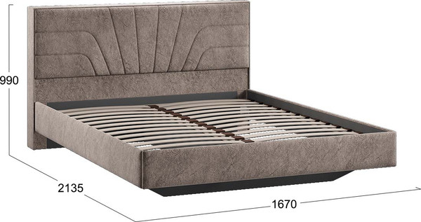 Двуспальная кровать ТриЯ Пандора 160x200 Тип 1 