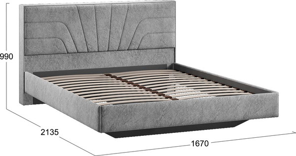 Двуспальная кровать ТриЯ Пандора 160x200 Тип 1 