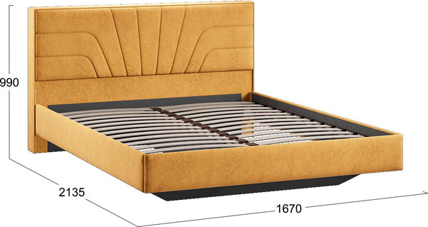 Двуспальная кровать ТриЯ Пандора 160x200 Тип 1 