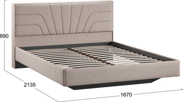 Двуспальная кровать ТриЯ Пандора 160x200 Тип 1 