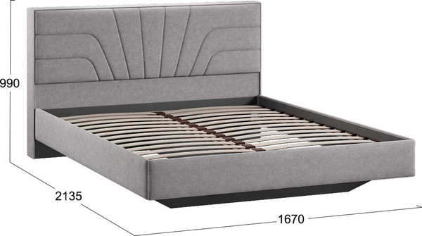 Двуспальная кровать ТриЯ Пандора 160x200 Тип 1 