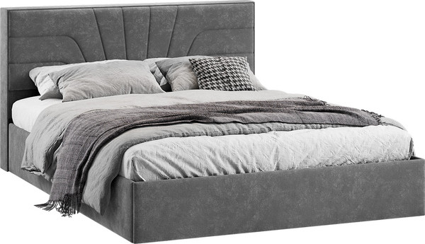 Двуспальная кровать ТриЯ Пандора с ПМ 160x200 Тип 1 - фото