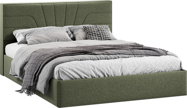 Двуспальная кровать ТриЯ Пандора с ПМ 160x200 Тип 1  - фото