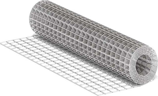 Сетка сварная Admiral Металлическая цинк 12x12x950x0.6мм