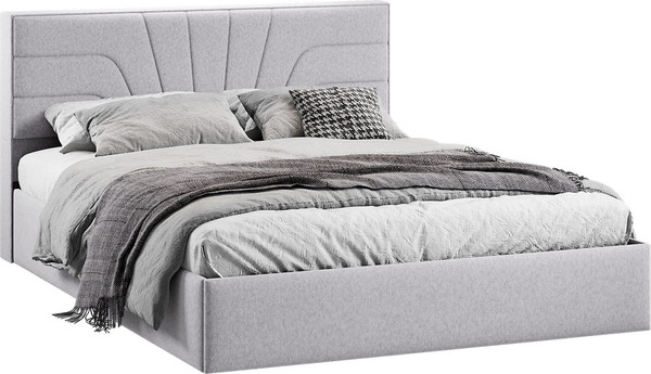 Двуспальная кровать ТриЯ Пандора с ПМ 160x200 Тип 1  - фото