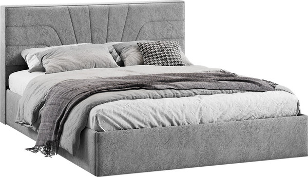 Двуспальная кровать ТриЯ Пандора с ПМ 160x200 Тип 1  - фото