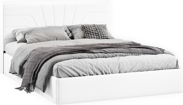 Двуспальная кровать ТриЯ Пандора с ПМ 160x200 Тип 1  - фото