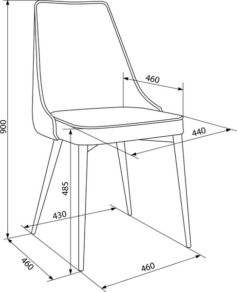 Стул Бюрократ CH-K4