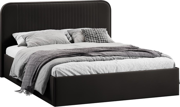 Полуторная кровать ТриЯ Тиффани c ПМ 140x200 Тип 1 и заглушиной  - фото