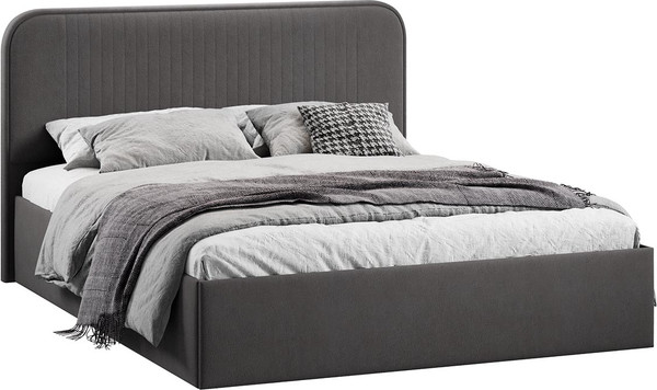 Полуторная кровать ТриЯ Тиффани c ПМ 140x200 Тип 1 и заглушиной  - фото