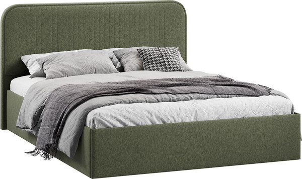 Полуторная кровать ТриЯ Тиффани c ПМ 140x200 Тип 1 и заглушиной  - фото