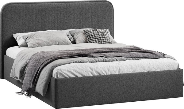 Полуторная кровать ТриЯ Тиффани c ПМ 140x200 Тип 1 и заглушиной  - фото