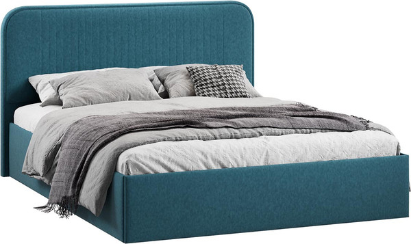 Полуторная кровать ТриЯ Тиффани c ПМ 140x200 Тип 1 и заглушиной  - фото