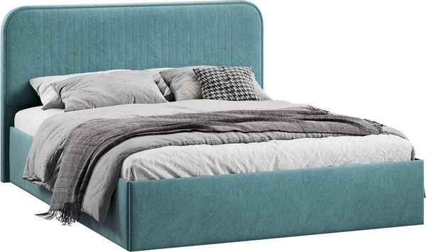 Полуторная кровать ТриЯ Тиффани c ПМ 140x200 Тип 1 и заглушиной  - фото