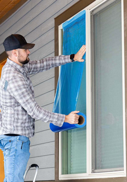 Пленка строительная Gross-Master Protection самоклеящаяся 45мик 500мм / GMPR135059045