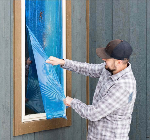 Пленка строительная Gross-Master Protection самоклеящаяся 45мик 500мм / GMPR135059045