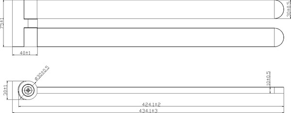 Набор аксессуаров для ванной Lauter 21TS3018 + 21TS3020 + 21TS3003