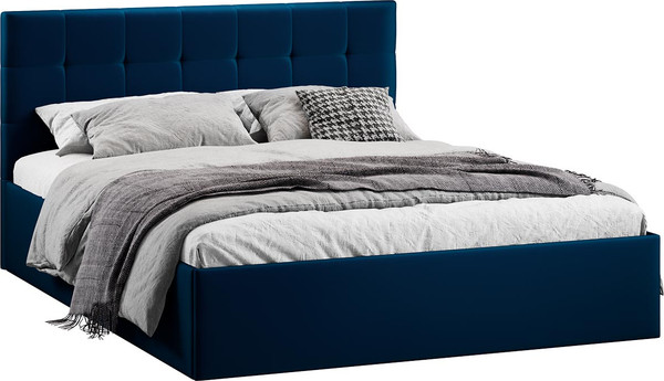 Полуторная кровать ТриЯ Джоли универсальная с ПМ Тип 1 140x200 и заглушиной  - фото