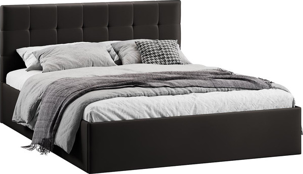 Полуторная кровать ТриЯ Джоли универсальная с ПМ Тип 1 140x200 и заглушиной  - фото