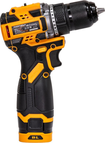 Аккумуляторная дрель-шуруповерт Partisan AD-1660BL / AD-1660BLPSN