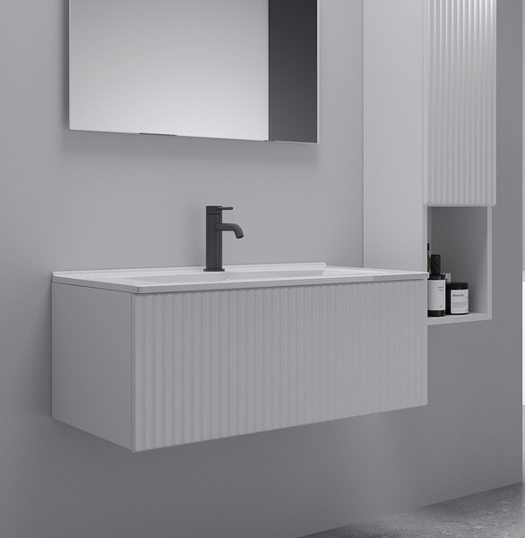 Тумба с умывальником ЗОВ Кито K70LW0MFWPM-OL70 - фото