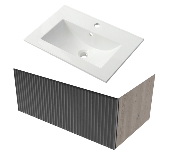 Тумба с умывальником ЗОВ Кито K70TS0MFLPM-OL70 - фото