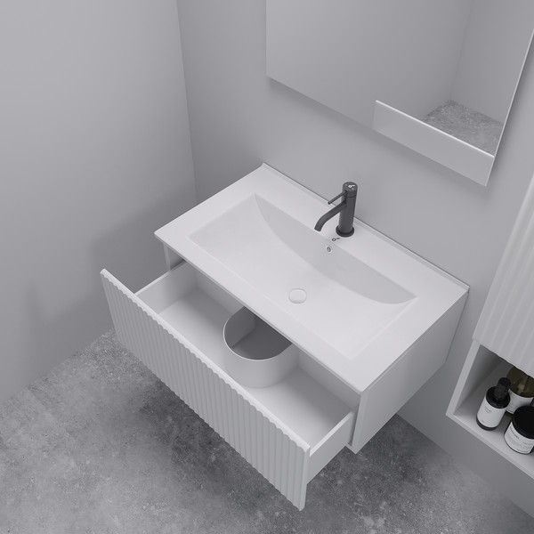 Тумба с умывальником ЗОВ Кито K80LW0MFWPM-OL80